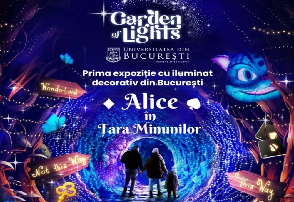 Grădina Botanică din București se transformă în Grădina Luminilor