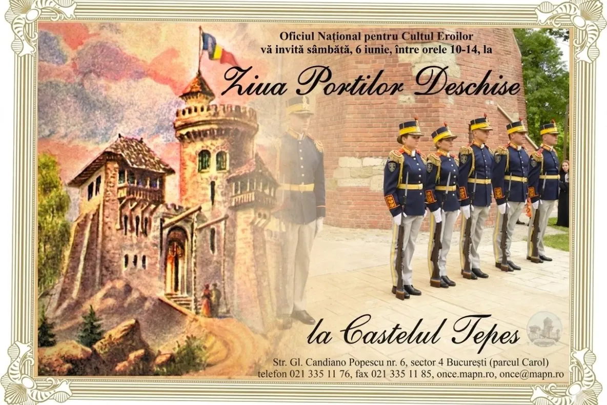  Ziua Porților Deschise la Castelul Țepeș din Parcul Carol I