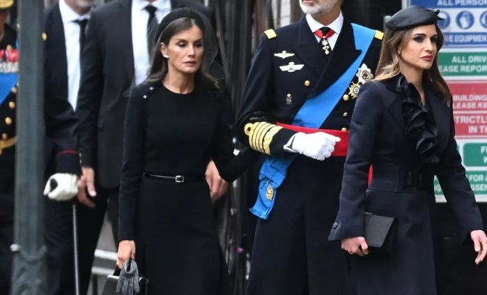 Parada reginelor la înmormântarea Elisabetei a II-a