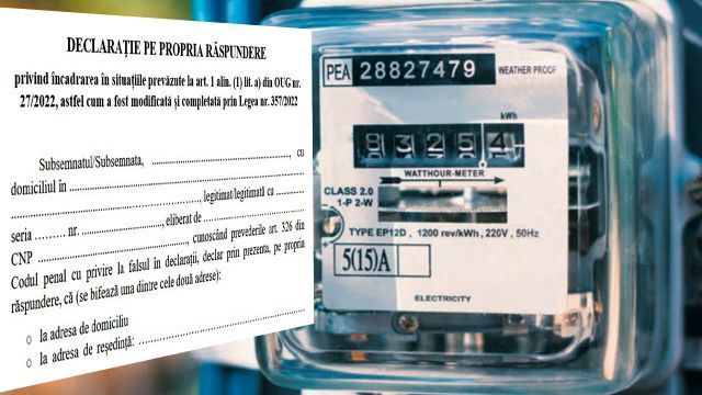 Declarația pe propria răspundere pentru a beneficia de preț plafonat la energie, eliminată!