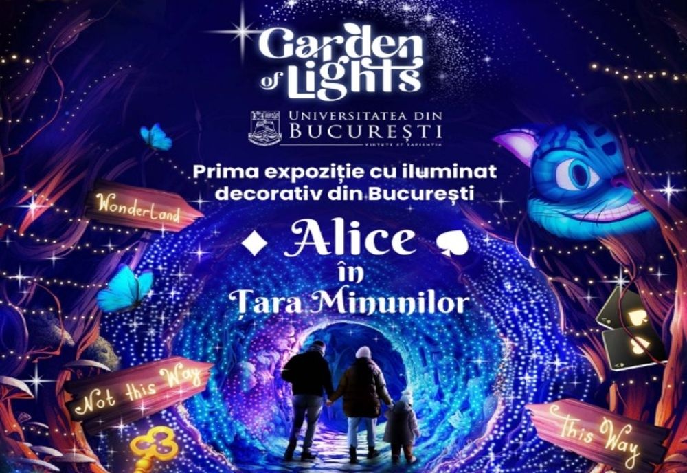 Grădina Botanică din București se transformă în Grădina Luminilor