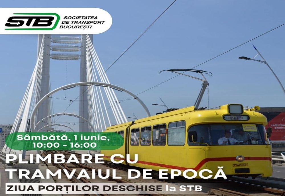 Plimbări cu „Tramvaiul Cofetărie” prin București, de Ziua Copilului