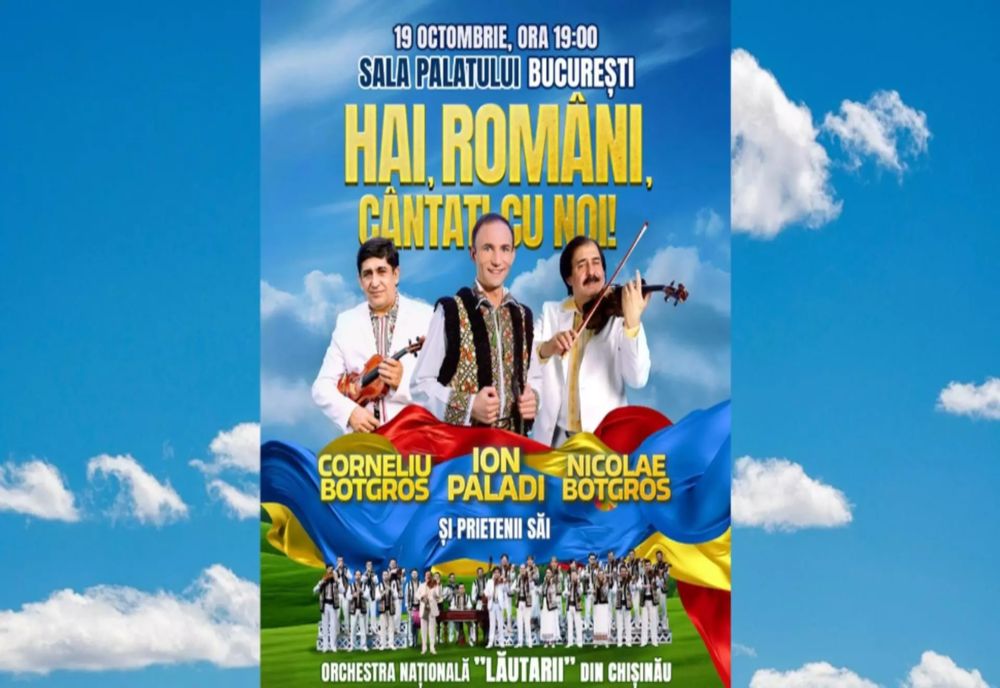ION PALADI REVINE PE SCENA SĂLII PALATULUI, DIN BUCUREȘTI, CU UN COCERT EXTRAORDINAR. REALITATEA STAR ESTE PARTEER MEDIA