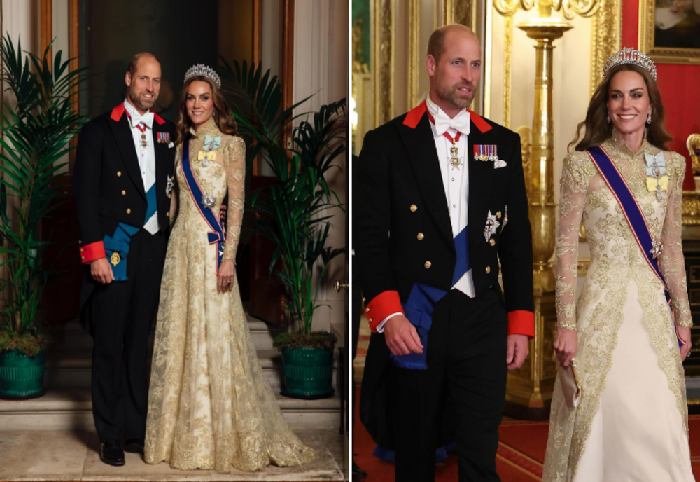 KATE MIDDLETON A PURTAT TIARA PREFERATĂ A PRINȚESEI DIANA LA BANCHETUL DE STAT, ORGANIZAT ÎN CINSTEA LUI DONALD TRUMP