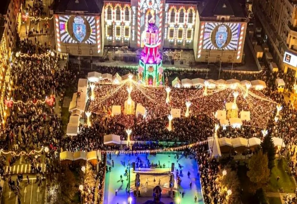 Târgul de Crăciun din Craiova, desemnat cel mai frumos din Europa