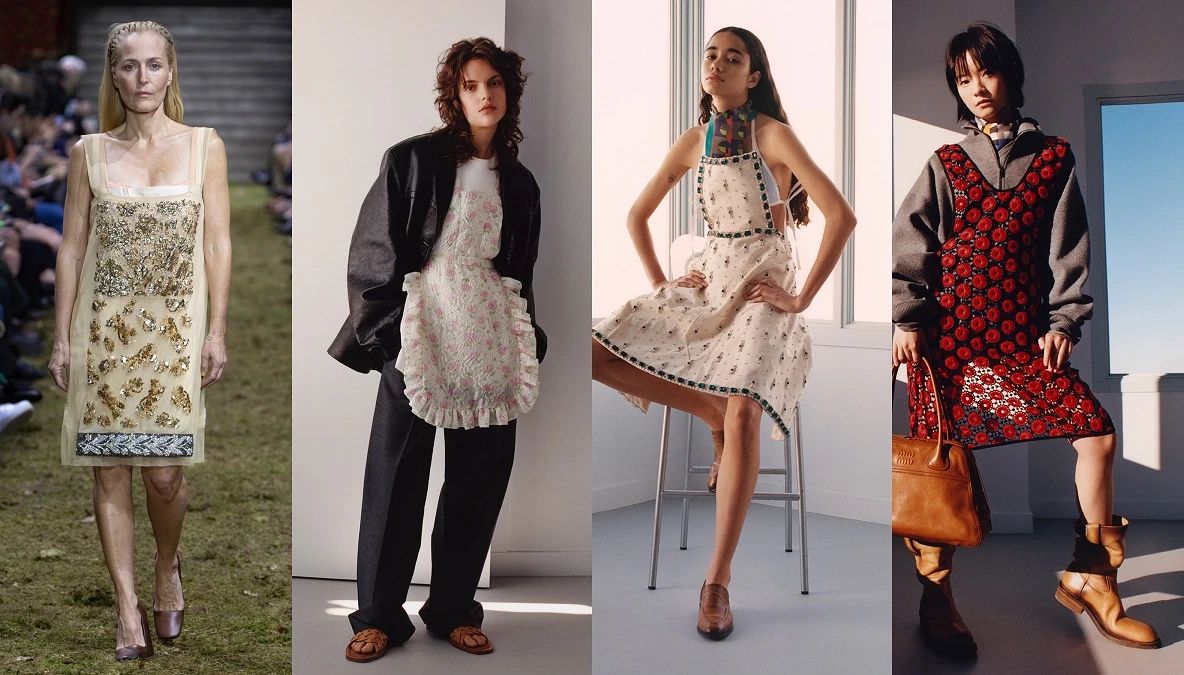 Casa de lux Miu Miu, criticată pentru colecția de primăvară „Soviet Dinner Lady”