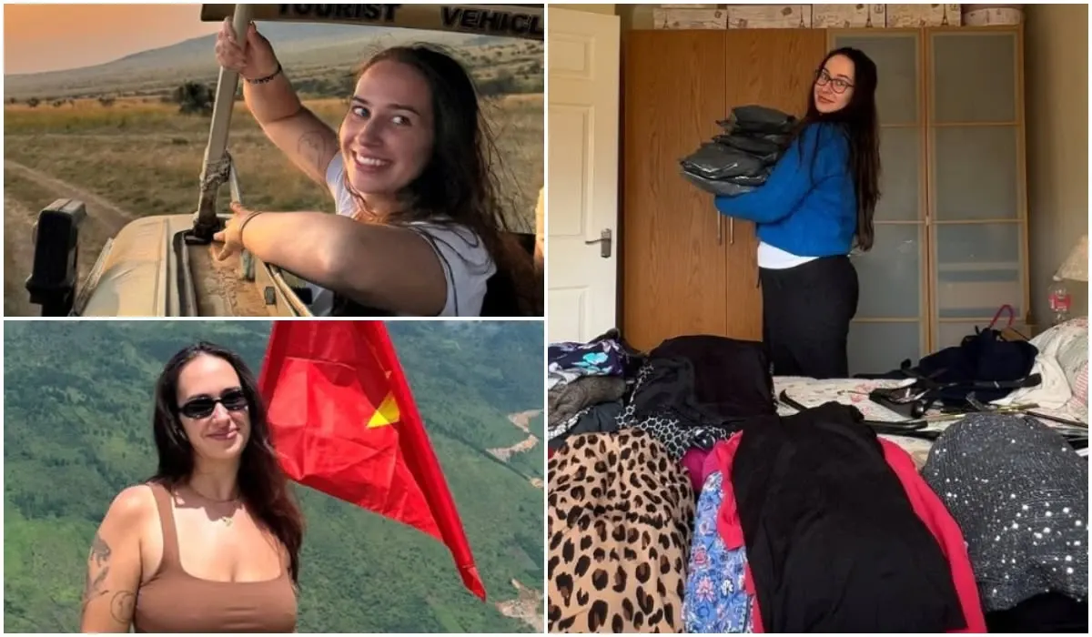 Și-a vândut peste 200 de haine și a strâns o avere pentru a-și îndeplini visul! Povestea tinerei care a ales lumea în locul bunurilor materiale