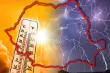 România, împărțită între caniculă și furtuni violente, cu grindină. Meteorologii au emis noi coduri GALBENE
