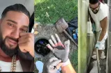Dorian Popa a început munca în folosul comunității. S-a filmat ce face pe străzile din Domnești 