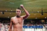 David Popovici, în semifinalele probei de 200 m liber, la Europenele de la Paris