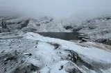 Prima ninsoare din această toamnă a ajuns în Munții Făgăraș. La Bâlea Lac au fost -2 grade