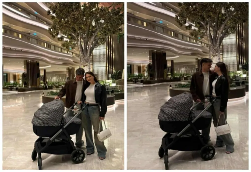 Fiul lui Ianis Hagi se plimbă cu un cărucior de lux. Fotbalistul a cheltuit o sumă exorbitantă pe el
