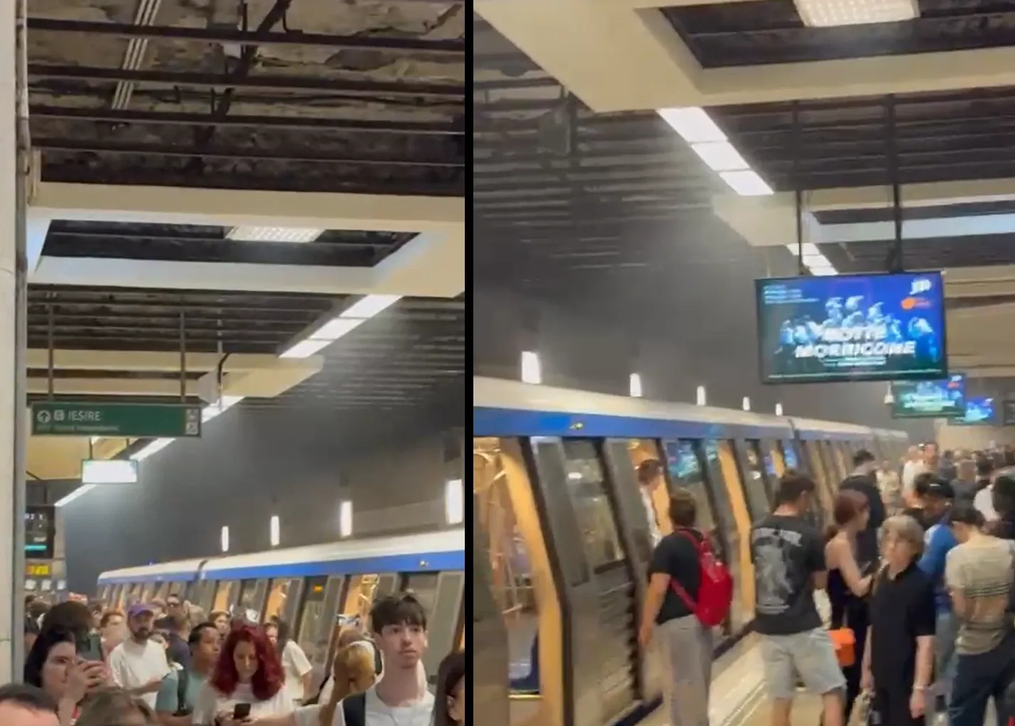Panică la metrou