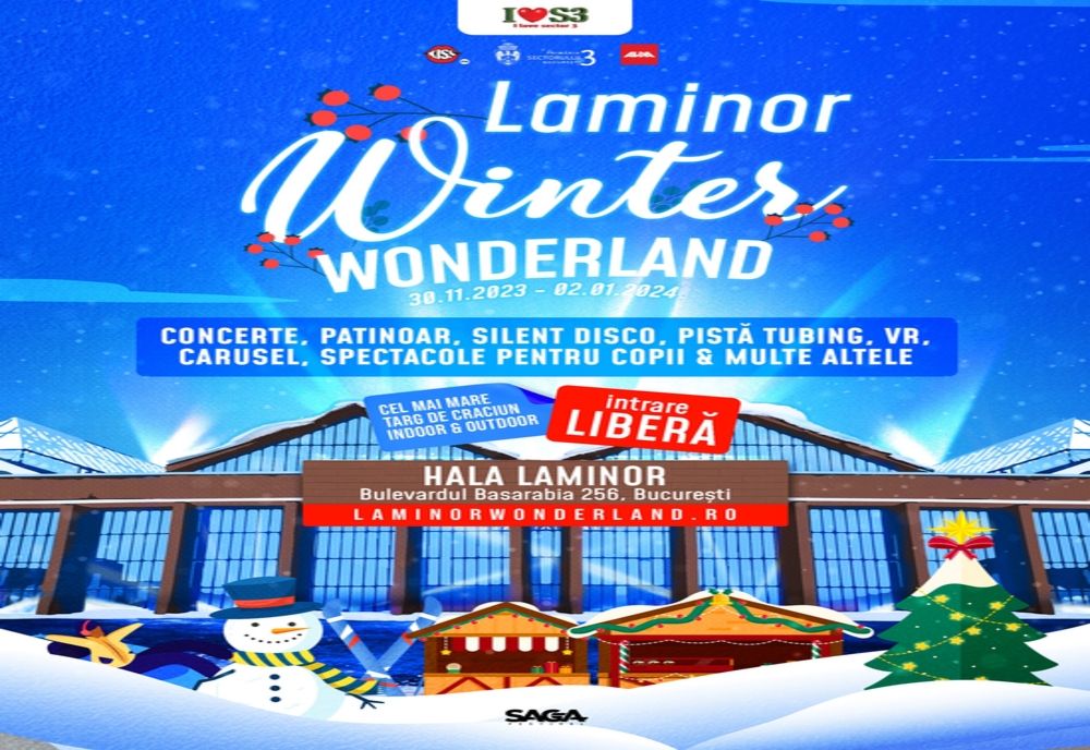 Primele imagini din Laminor Winter Wonderland, târgul de Crăciun din Sectorul 3