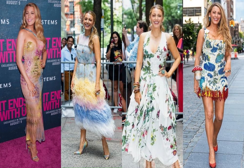 Maratonul de modă al lui Blake Lively pentru turneul promoțional al noului film