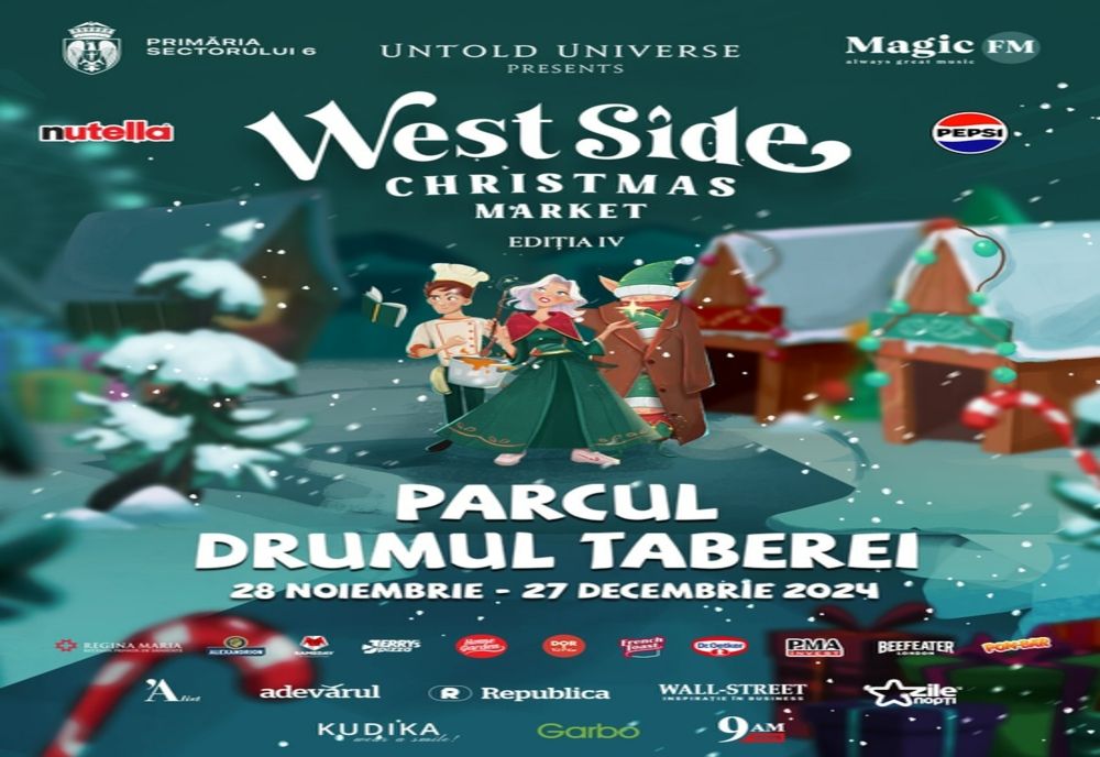 Se deschide primul târg de Crăciun din Bucureşti, WEST SIDE CHRISTMAS MARKET