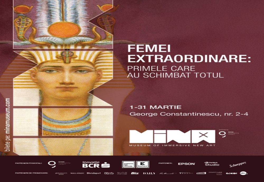 MINA invită bucureștenii la o nouă expoziție imersivă: „Femei extraordinare: Primele care au schimbat totul”