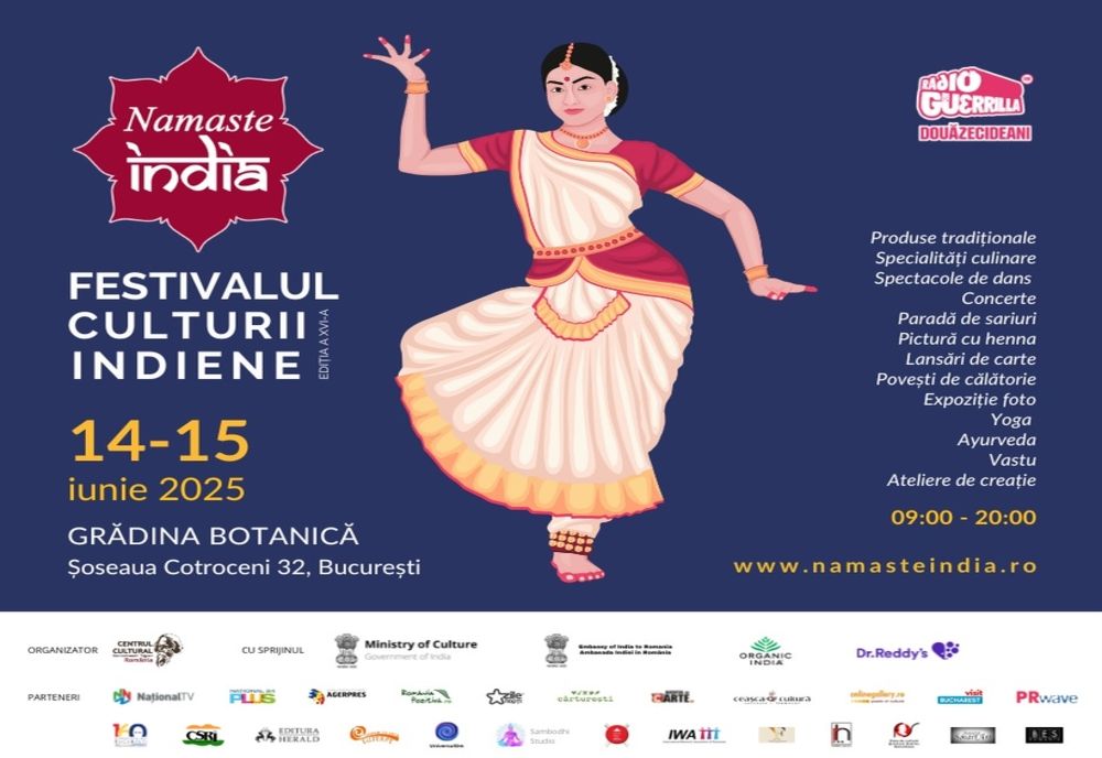 FESTIVALUL NAMASTE INDIA ADUCE CULTURA INDIANĂ ÎN CENTRUL BUCUREȘTIULUI