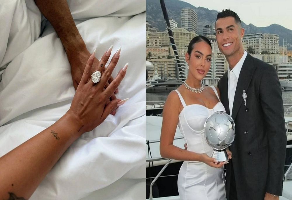 CÂT COSTĂ INELUL DE LOGODNĂ CU DIAMANT URIAȘ PRIMIT DE GEORGINA RODRIGUEZ DE LA CRISTIANO RONALDO