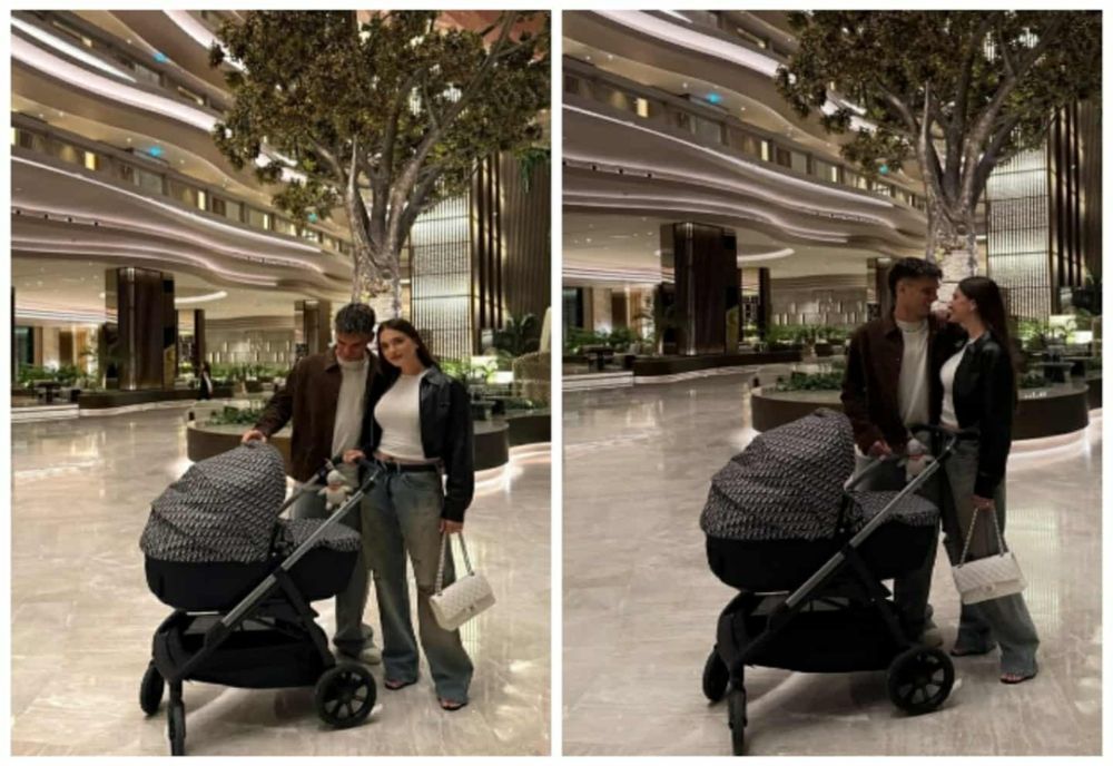 Fiul lui Ianis Hagi se plimbă cu un cărucior de lux. Fotbalistul a cheltuit o sumă exorbitantă pe el