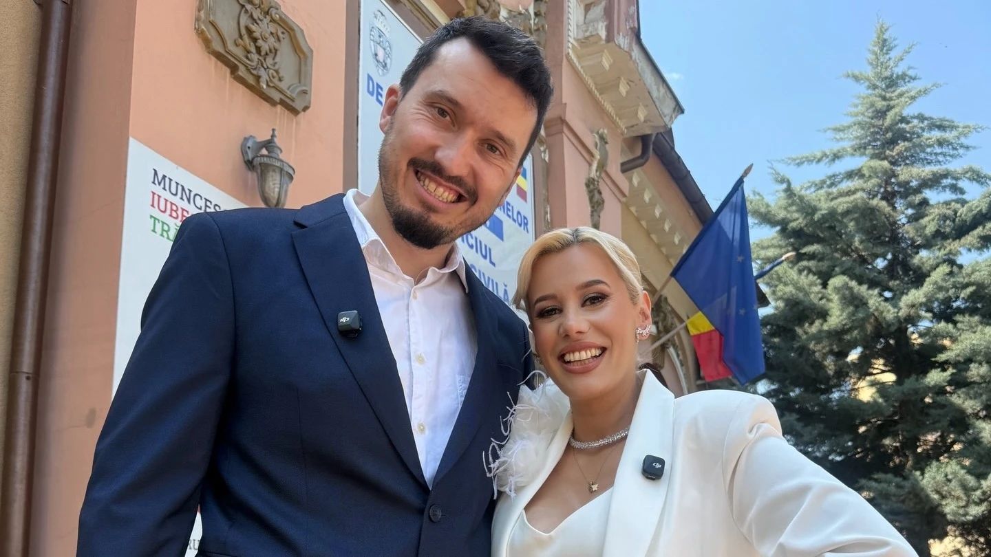 Anisia Gafton și partenerul ei de viață, Serghei