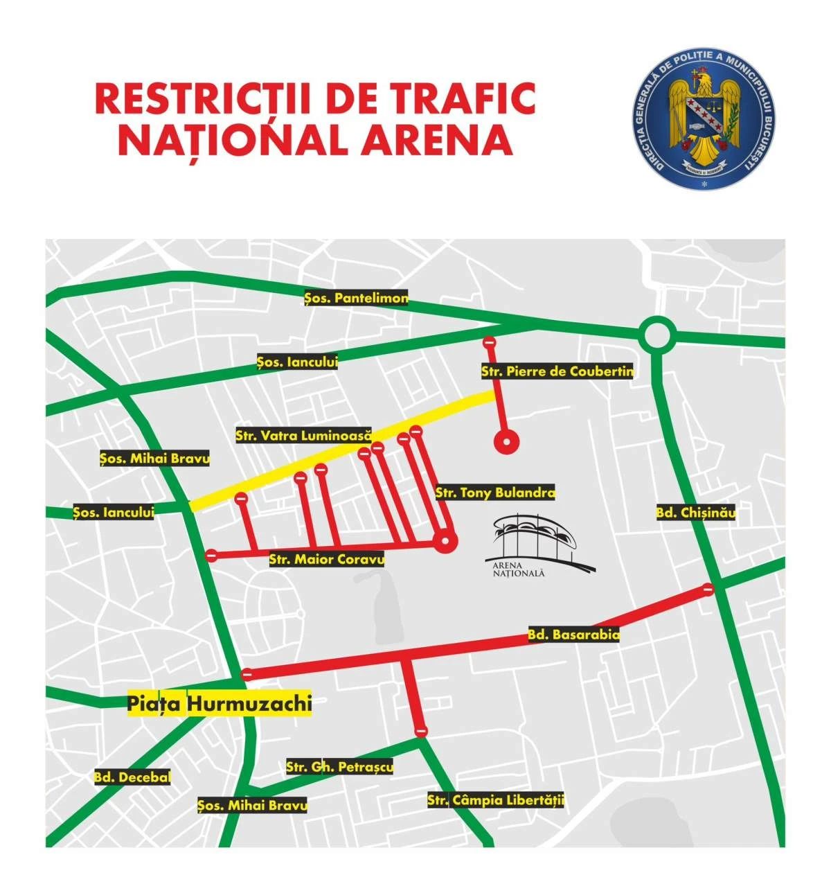 Restricții de circulație în Capitală