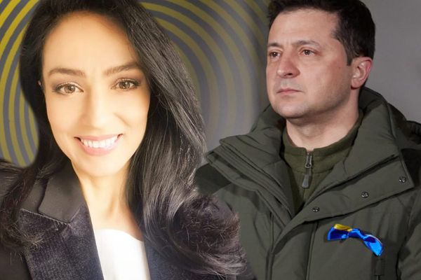 Cum îl ironizează Olivia Steer pe preşedintele ucrainean Volodimir Zelenski