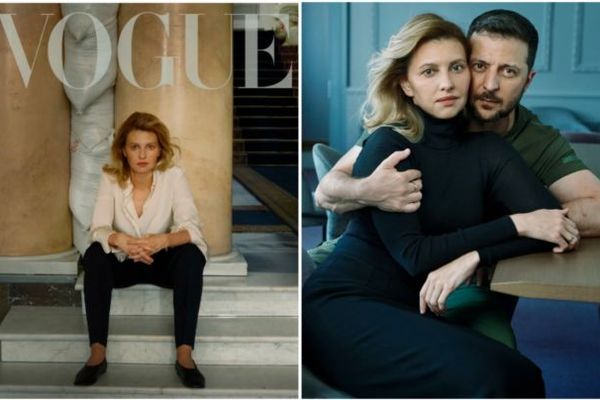 Olena Zelenska, interviu pentru Vogue: „Trăiam o viaţă fericită”