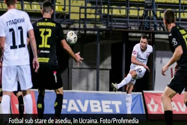 Război Ucraina. Din cauza alarmelor aeriene, un meci de fotbal a durat aproape 4 ore și jumătate