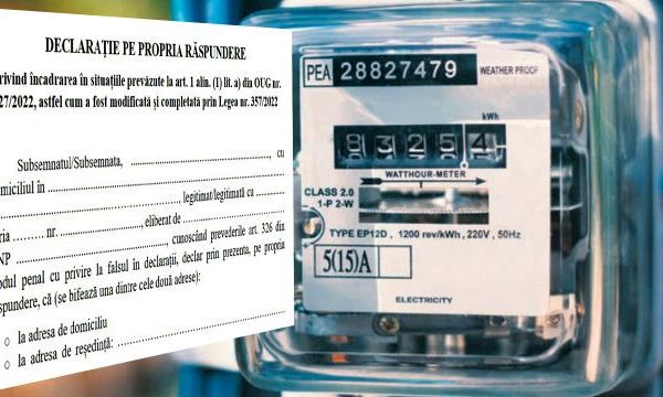 Declarația pe propria răspundere pentru a beneficia de preț plafonat la energie, eliminată!