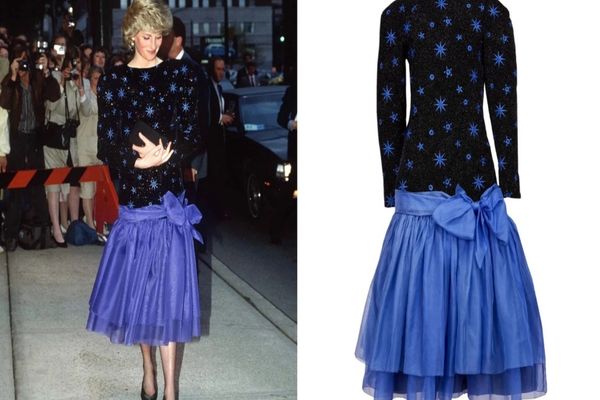 Rochie purtată de Prințesa Diana, vândută la licitație cu o sumă record