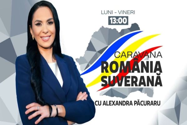 Caravana România Suverană, cu Alexandra Păcuraru, coboară în stradă, alături de români. De luni până vineri, de la ora 13:00