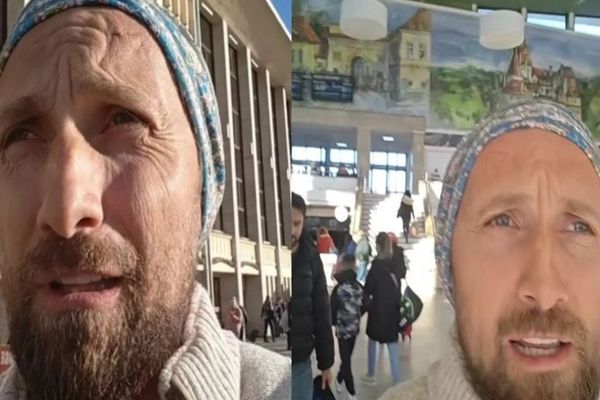 Dani Oțil a călătorit cu trenul până la Brașov apoi a povestit experiența sa cu CFR-ul