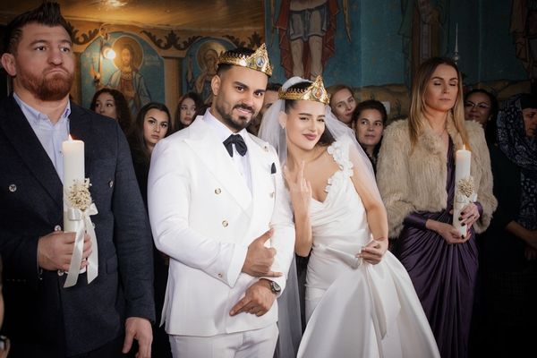 Cât a costat rochia de mireasă a Oanei Ciocan