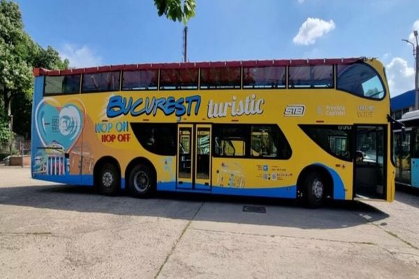 LINIA TURISTICĂ „BUCHAREST CITY TOUR” REVINE DE LUNI, 25 AUGUST, ÎN BUCUREȘTI - TARIFE ȘI TRASEU