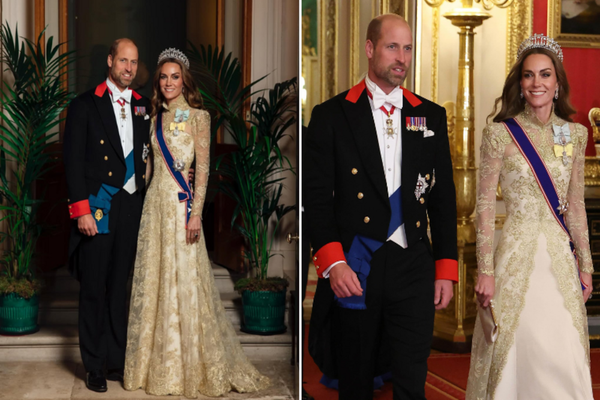 KATE MIDDLETON A PURTAT TIARA PREFERATĂ A PRINȚESEI DIANA LA BANCHETUL DE STAT, ORGANIZAT ÎN CINSTEA LUI DONALD TRUMP