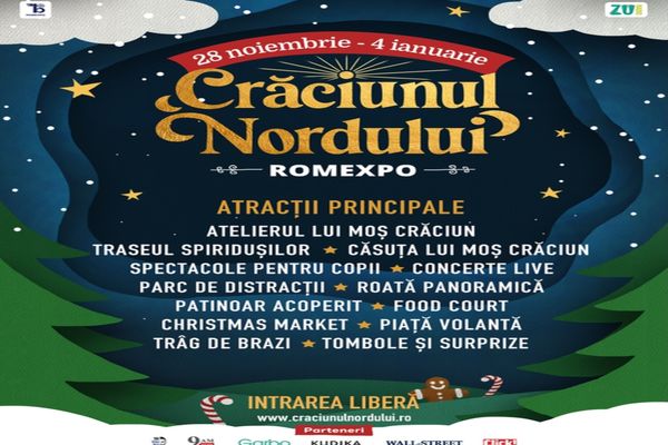 Crăciunul Nordului, cel mai așteptat târg de Crăciun din Capitală se deschide la Romexpo
