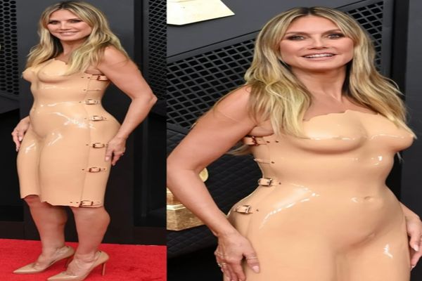 Cum a fost creată rochia lui Heidi Klum de la Premiile Grammy 2026. Vedeta a stat în picioare toată gala