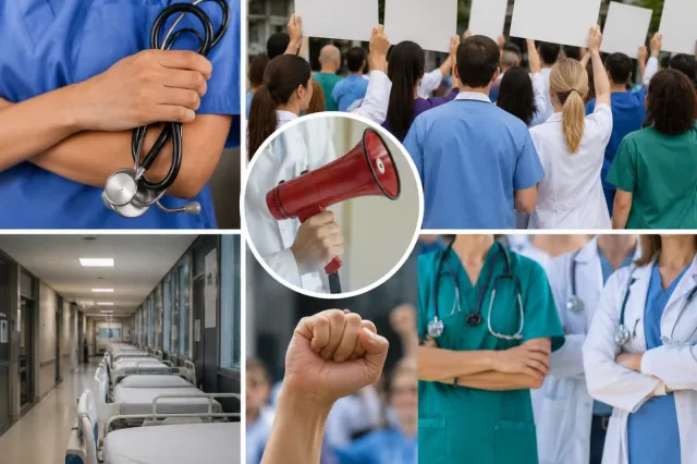 Grevă în peste 500 de spitale din țară, luni. Revoltă față de noua lege a salarizării, medicii își întrerup activitatea timp de două ore