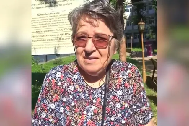 Moment emoționant la protestul din Sănătate. O pensionară a venit cu lacrimi în ochi să susțină cadrele medicale