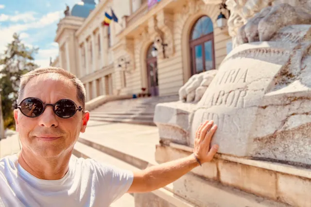 Dan Negru și soția sa, Codruța, au fost din nou nași