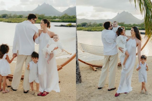 Emily Burghelea și familia ei, blocați în Mauritius din cauza războiului din Orientul Mijlociu