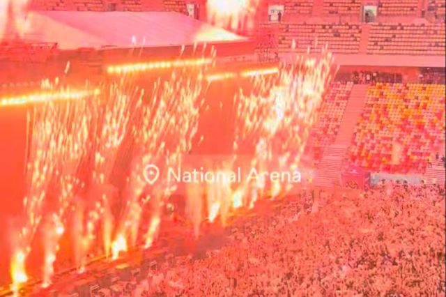 Incendiu pe scena de la Arena Națională în timpul concertului lui Max Korzh