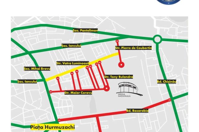 Restricții de trafic în București pentru concertul Iron Maiden de pe Arena Națională. Ce bulevarde vor fi închise