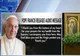 PAPA FRANCISC MULȚUMEȘTE CREDINCIOȘILOR PENTRU RUGĂCIUNI, ÎNTR-UN MESAJ EMOȚIONANT DIN SPITAL
